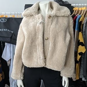 Cropped Teddy Bear Jacket🧸🐻